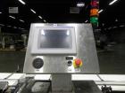 Used Paragon Model PLS-400 Print & Apply Case Labeler. Designed to print barcode and RFID labels. Machine has a 7” Tall label head. Includes automatic belt type case conveyor, integrated on common fr...