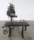 Used ID Technology Model 252 Label Printer Applicator with Conveyor