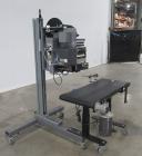 Used ID Technology Model 252 Label Printer Applicator with Conveyor