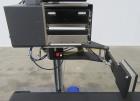 Used ID Technology Model 252 Label Printer Applicator with Conveyor