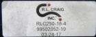 Used ID Technology Model 252 Label Printer Applicator with Conveyor