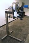 Used Weber Marking Systems Series 5200 Label Printer Applicator Model 5200V2. Label roll size maximum 12
