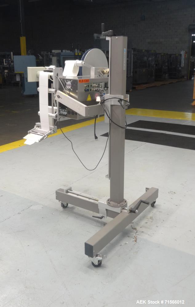 Used Labelaire Model 3115NV-1500 Wipe-On Pressure-Sensitive Labeler