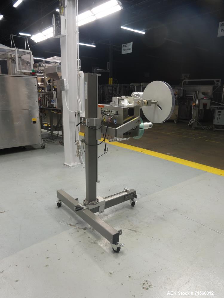 Used Labelaire Model 3115NV-1500 Wipe-On Pressure-Sensitive Labeler