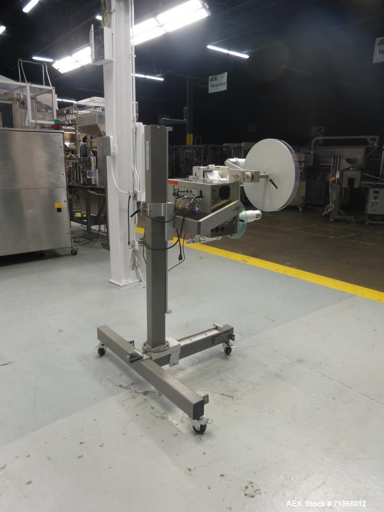 Used- Labelaire Model 3115NV-1500 Wipe-On Pressure-Sensitive Labeler