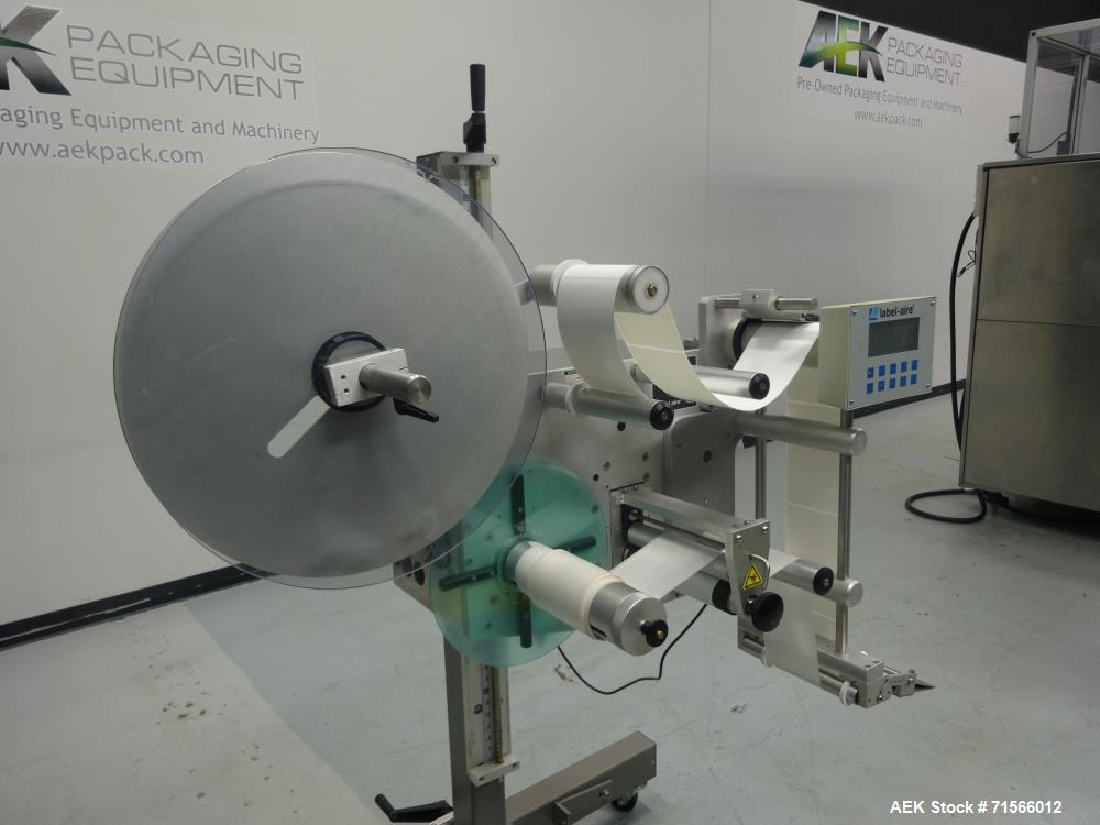 Used Labelaire Model 3115NV-1500 Wipe-On Pressure-Sensitive Labeler