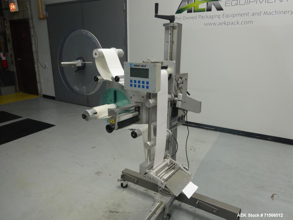 Used Labelaire Model 3115NV-1500 Wipe-On Pressure-Sensitive Labeler