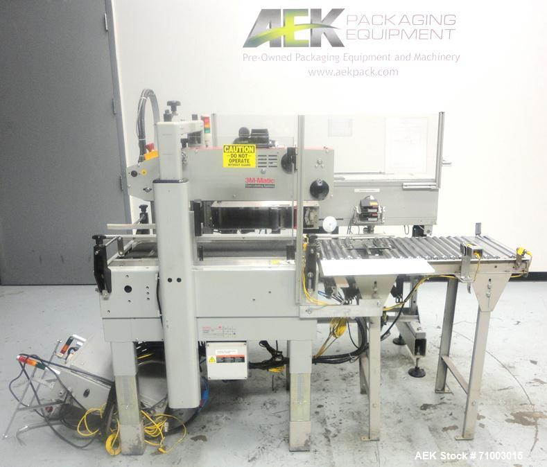 Used 3M Model CA2000L-T3V1 Shipping Case Top Taper with Corner Wrap Print & Apply Label Applicator