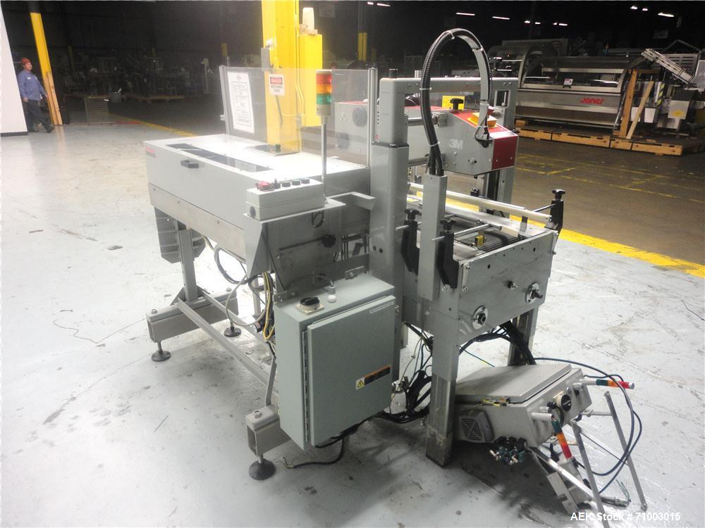 Used 3M Model CA2000L-T3V1 Shipping Case Top Taper with Corner Wrap Print & Apply Label Applicator