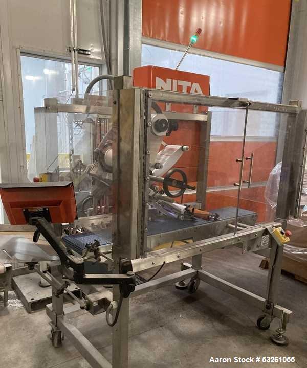 Used Nita Joust Labeler Applicator – Portable Labeling System on Casters