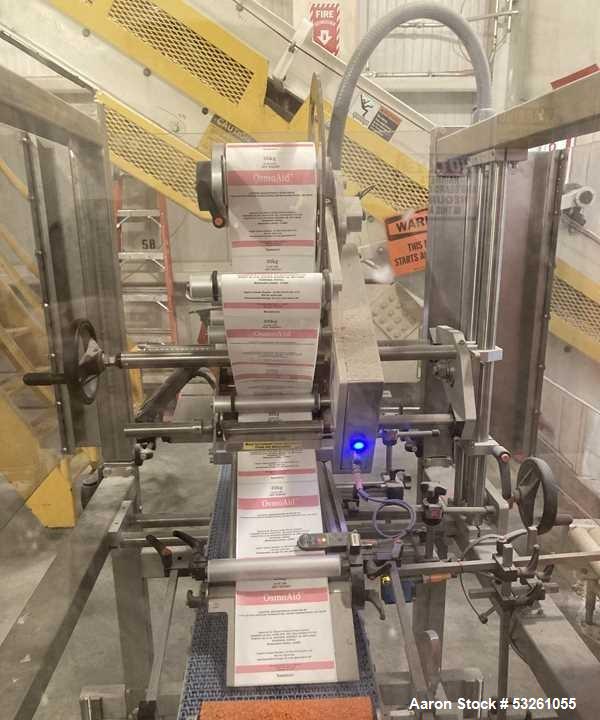 Used Nita Joust Labeler Applicator – Portable Labeling System on Casters