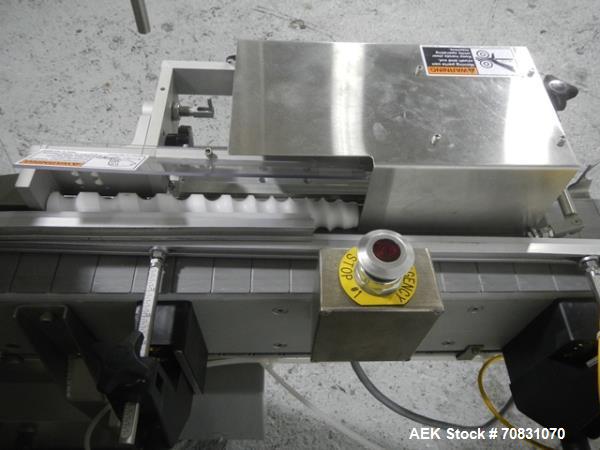 Used Barry Wehmiller Accraply top labeler, model 350T