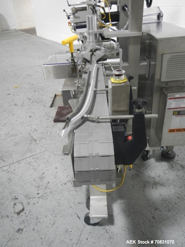 Used Barry Wehmiller Accraply top labeler, model 350T