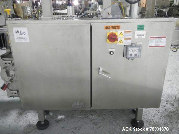 Used Barry Wehmiller Accraply top labeler, model 350T