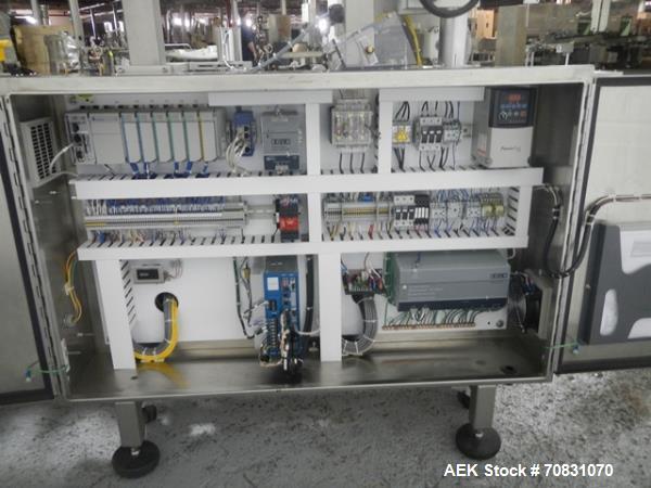 Used Barry Wehmiller Accraply top labeler, model 350T