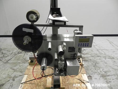 Used Label-Aire Model 3111CD Pressure Sensitive Blow On Labeler capable of speeds up to 1500” of web per minute. Label size range: width .88” to 4.13”, length .75” to 5".  Label roll up to 12” diamet...