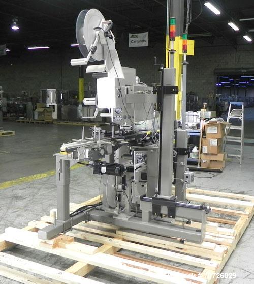 Used Label-Aire Model 3115-1500-4" LH Top and Bottom Hugger Belt Labeler