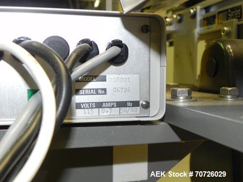 Used Label-Aire Model 3115-1500-4" LH Top and Bottom Hugger Belt Labeler