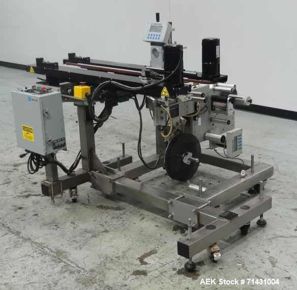 Used- Label-Aire Hugger Belt System Bottom Labeler