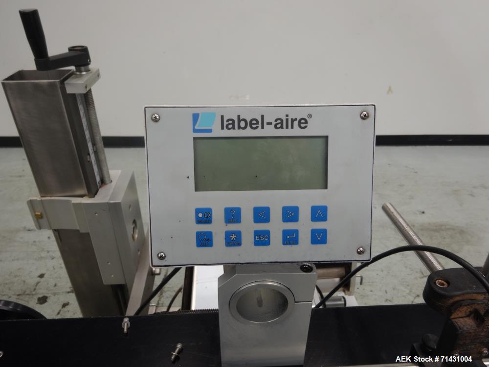 Used- Label-Aire Hugger Belt System Bottom Labeler