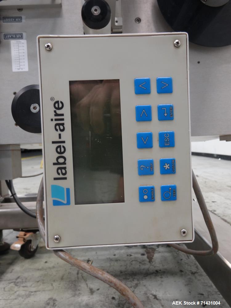 Used Label-Aire Hugger Belt System Bottom Labeler