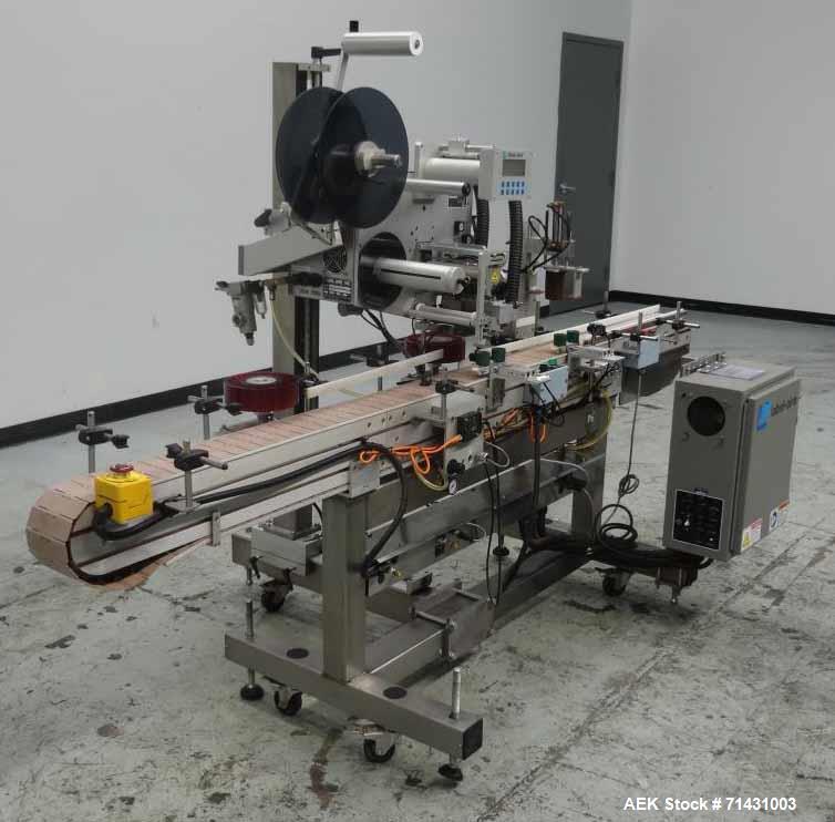 Used Label-Aire Model 6114 Pressure Sensitive Top Labeler