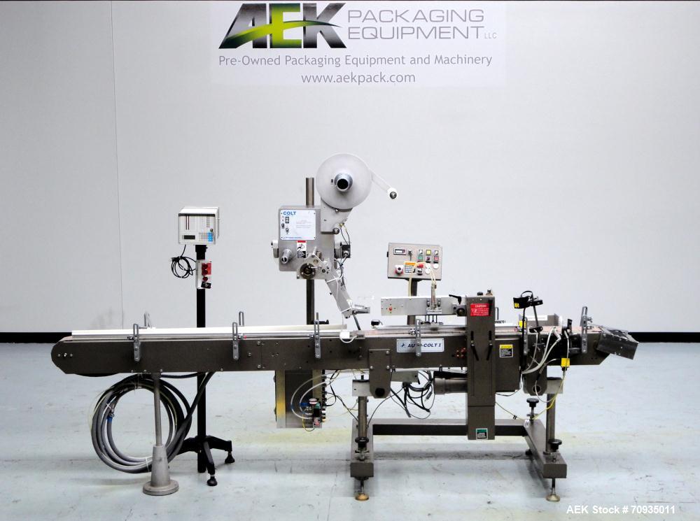Used New Jersey Machinery Auto-Colt Model 305 Pressure Sensitive Labeler