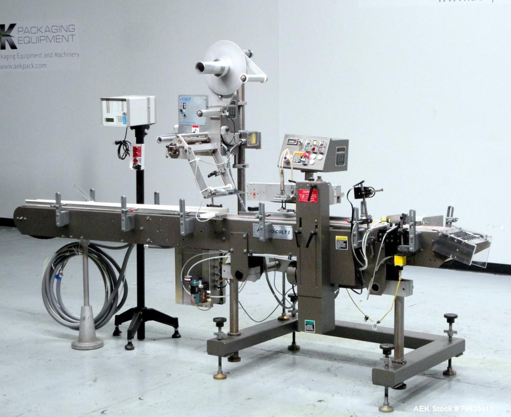 Used New Jersey Machinery Auto-Colt Model 305 Pressure Sensitive Labeler