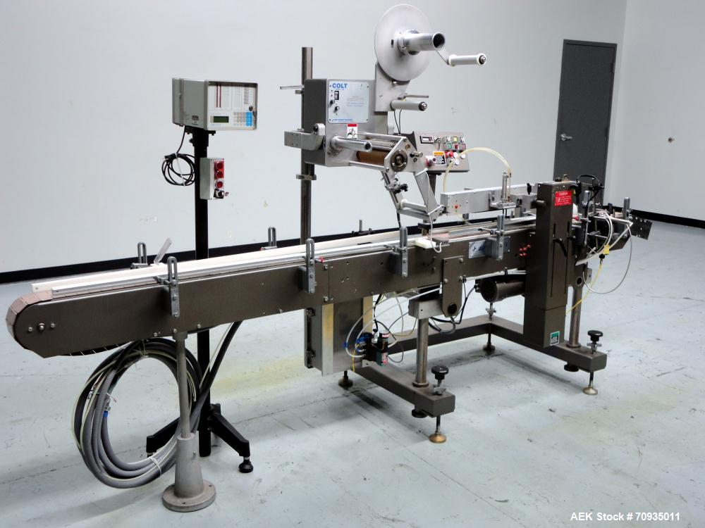 Used New Jersey Machinery Auto-Colt Model 305 Pressure Sensitive Labeler