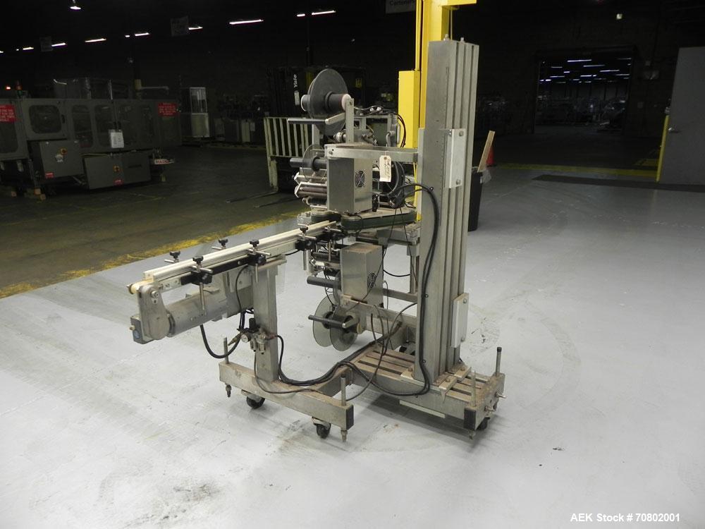Used Quadrel Model E.1 Top and Bottom Pressure Sensitive Labeler