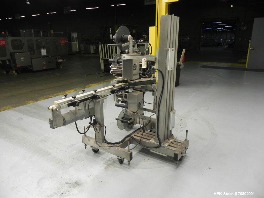 Used- Quadrel Model E.1 Top and Bottom Pressure Sensitive Labeler