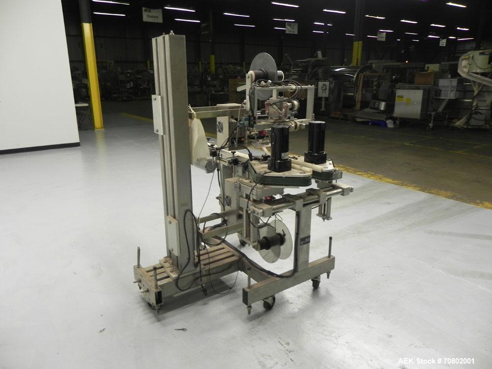 Used- Quadrel Model E.1 Top and Bottom Pressure Sensitive Labeler