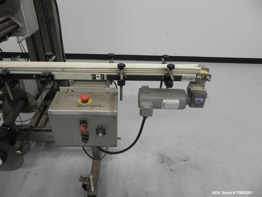 Used Quadrel Model E.1 Top and Bottom Pressure Sensitive Labeler