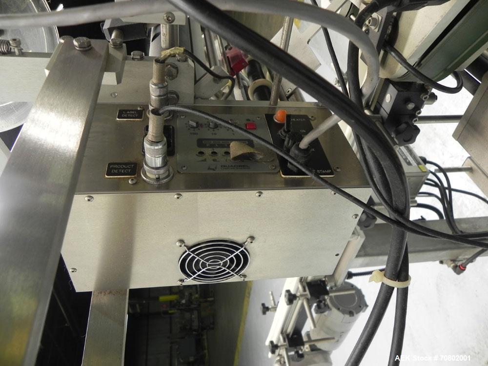 Used Quadrel Model E.1 Top and Bottom Pressure Sensitive Labeler