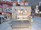 Used Accraply Model 350B-S Series Top and Bottom Labeling System. Capable of up to 120 products per minute depending on application. Special purpose labeling system developed specifically to apply to...