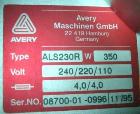 Used- Avery Shelfpack Type ALS230R Labeler