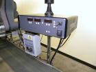 Used Harland Comet Pressure Sensitive Top Labeler, Head unit # 7809. Size range: width 10mm to 205mm, length 10mm to unlimited. Label core reel 76mm, diameter 400mm. Label web speed up to 42 meters/m...