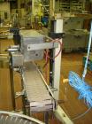Used Label-Aire Pressure Sensitive Spot Labeler, Model 2111M. Designed for roll fed labels. It is microprocessor controlled and blows the labels on with a blast of air. It will apply labels sized fro...