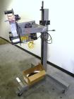 Used Label-Aire Model 2114 CDL High Speed Pressure Sensitive Spot Labeler. Machine is capable of speeds up to 1250 linear inches of web per minute. Has a label size range: length 3/4