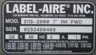 Used Label-Aire Model 3115-2000 7