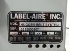 Used- Label-Aire Hugger Belt System Bottom Labeler
