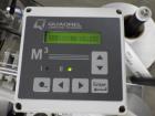 Used Quadrel Model Moduline 3-Panel, Quadrel Q55 L.H. Labeling Head. Adjustable height. 7.5 in. tall plate, currently set up to run 4 in. tall labels, pneumatic flaps for labels. Plastic table-top ch...
