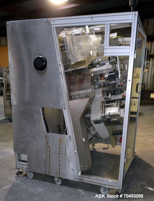Used ALS T2-350 Automatic Tube Labeler capable of doing plastic or metal tubes. Rated at speeds to 90 tubes per minute (depending on tube size). Tube size: Diameter 10mm - 50mm. Label size range: wid...