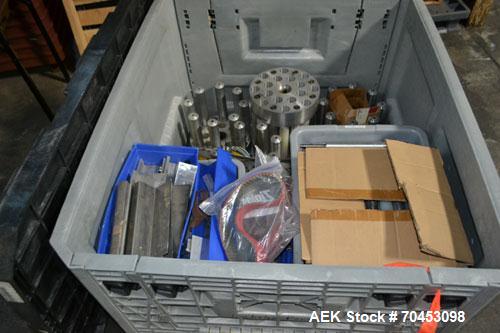 Used ALS T2-350 Automatic Tube Labeler capable of doing plastic or metal tubes. Rated at speeds to 90 tubes per minute (depending on tube size). Tube size: Diameter 10mm - 50mm. Label size range: wid...