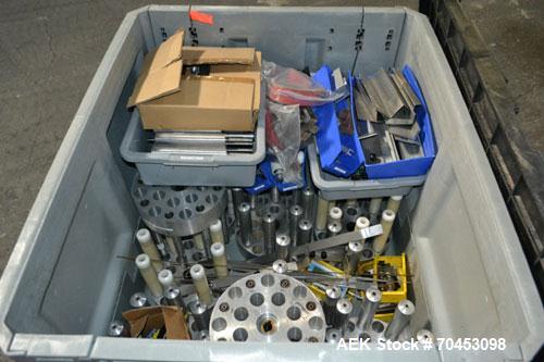 Used ALS T2-350 Automatic Tube Labeler capable of doing plastic or metal tubes. Rated at speeds to 90 tubes per minute (depending on tube size). Tube size: Diameter 10mm - 50mm. Label size range: wid...