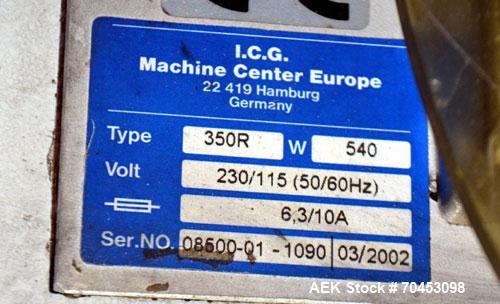 Used ALS T2-350 Automatic Tube Labeler capable of doing plastic or metal tubes. Rated at speeds to 90 tubes per minute (depending on tube size). Tube size: Diameter 10mm - 50mm. Label size range: wid...