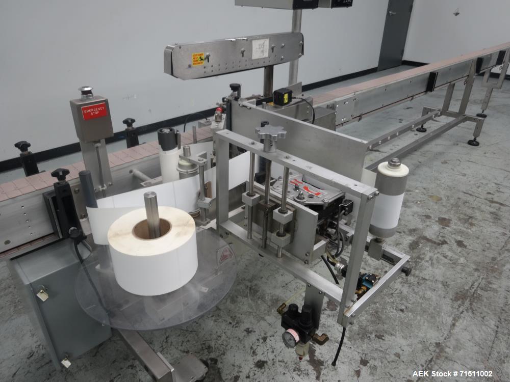 Used Accraply Model 350PW Pressure Sensitive Labeler