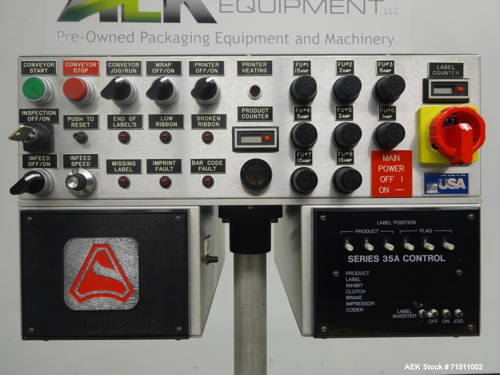 Used Accraply Model 350PW Pressure Sensitive Labeler