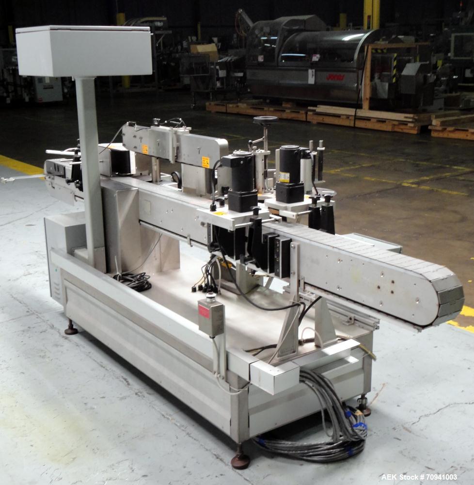 Used Accraply Model 35PW Wraparound Pressure Sensitive Labeler