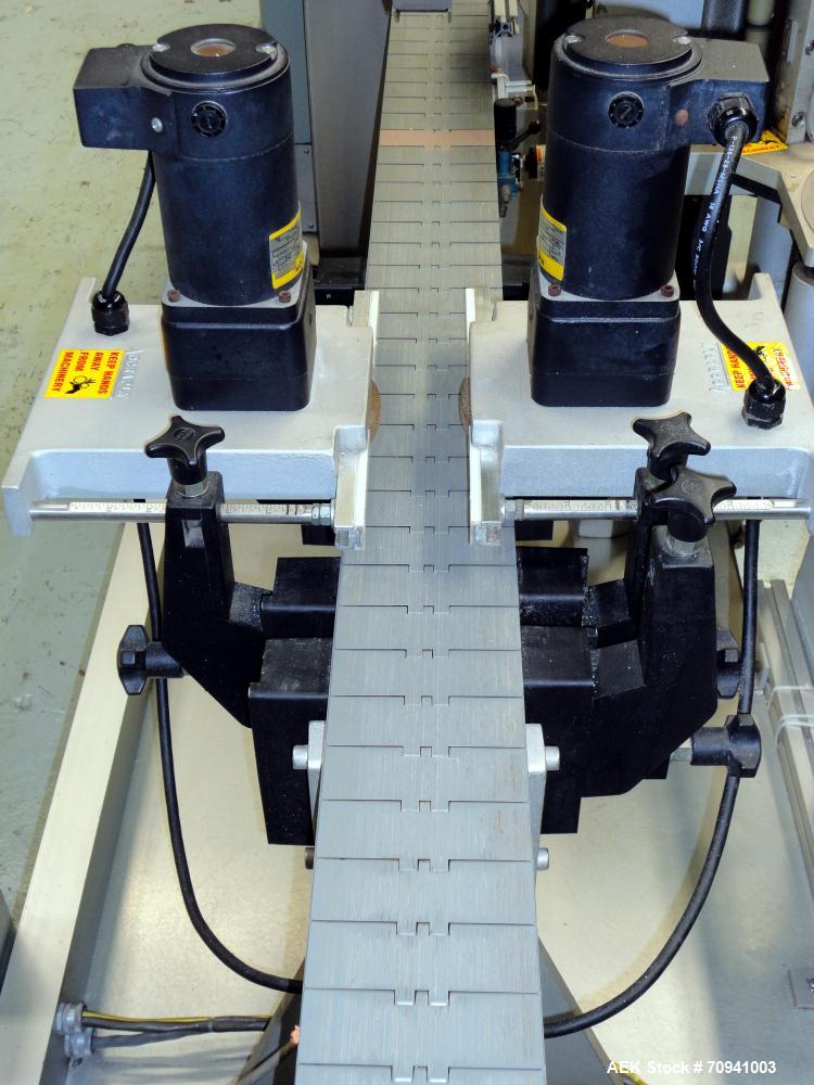 Used Accraply Model 35PW Wraparound Pressure Sensitive Labeler
